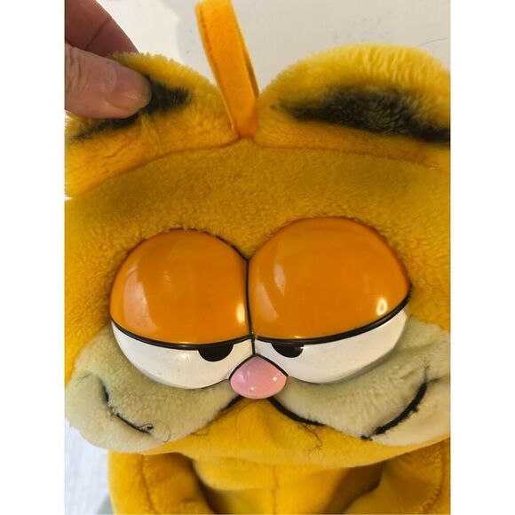 Garfield 16" pj hat 1981 zipper stuffed animal - Picture 4 of 8